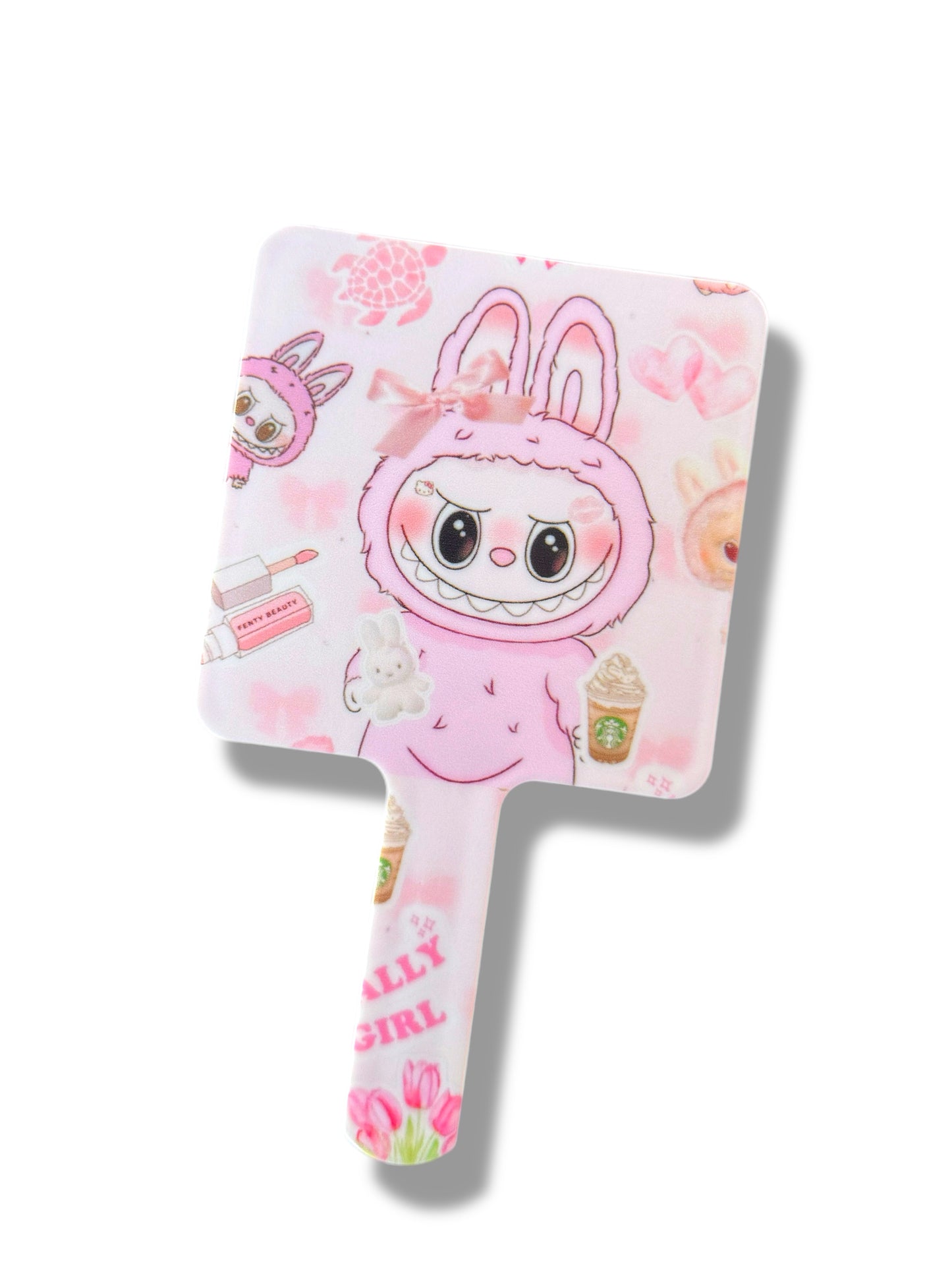 Just A Girl Labubu Hand Mirror