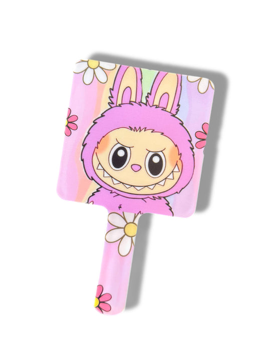 Purple Labubu Hand Mirror
